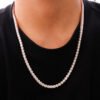 O1CN01SGuEGm1mY1R31ILrJ_!!2217544544965-0-cib 925 Sterling Silver Moissanite Necklace