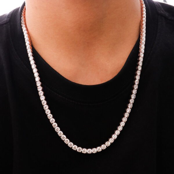 O1CN01SGuEGm1mY1R31ILrJ_!!2217544544965-0-cib 925 Sterling Silver Moissanite Necklace
