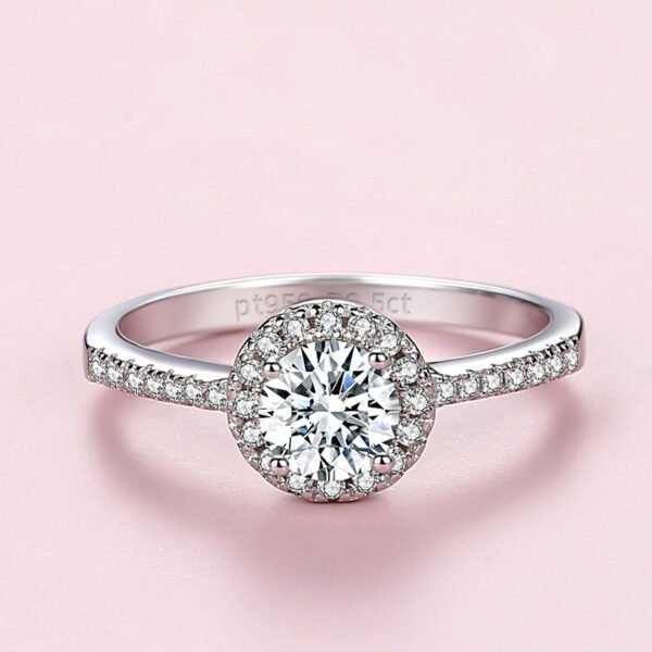 O1CN01Sb6fYm1NjarFQ3p5s_!!2211758461606-0-cib 1ct 925 Sterling Silver Moissanite Diamond Wedding Ring With Certificate
