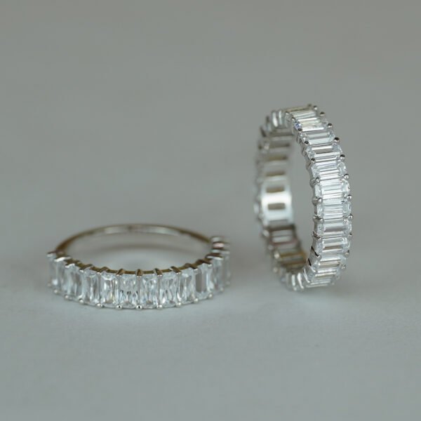 O1CN01flpgSJ1g2WKgNd03a_!!3896764084-0-cib 925 Sterling Silver 2*4Mm Moissanite Wedding Ring