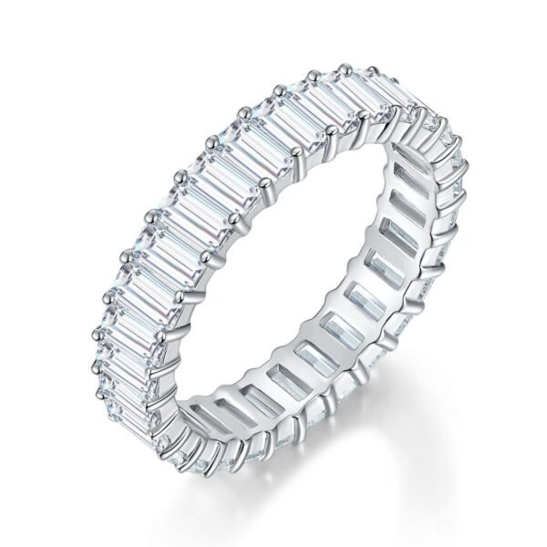 O1CN01h4BOau1g2WKnsfFcl_!!3896764084-0-cib 925 Sterling Silver 2*4Mm Moissanite Wedding Ring