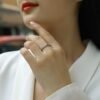 O1CN01qYA4VB2AkQtN0RzEn_!!1110428241-0-cib 925 Sterling Silver Moissanite Ring Wedding Band