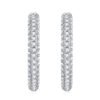 O1CN01qaeKEN2AkQus4UkeF_!!1110428241-0-cib 925 Sterling Silver Moissanite Hoop Earrings
