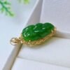 微信图片_202409181529533 SGARIT Manufacturer 18K Gold Jewellery Natural Nephrite Hetian Jasper Jade Leaf Pendant Jewelry