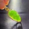 微信图片_20240918152954 SGARIT Manufacturer 18K Gold Jewellery Natural Nephrite Hetian Jasper Jade Leaf Pendant Jewelry