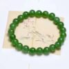 微信图片_20240918153310 SGARIT Wholesale 18K Gold Jewellery 8mm Natural Nephrite Hetian Jasper Jade Yang Green Bracelet Jewelry