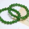 微信图片_20240918153311 SGARIT Wholesale 18K Gold Jewellery 8mm Natural Nephrite Hetian Jasper Jade Yang Green Bracelet Jewelry