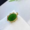 微信图片_202409181533282 SGARIT Wholesaler 18K Gold Jewellery Natural Nephrite Hetian Jasper Jade Spinach Green Pendant Jewelry