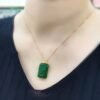 微信图片_20240918153357 SGARIT Factory Direct Selling 18K Gold Jewellery Natural Nephrite Hetian Jasper Jade Safeness Spinach Green Pendant Jewelry