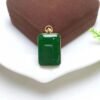 微信图片_202409181533571 SGARIT Factory Direct Selling 18K Gold Jewellery Natural Nephrite Hetian Jasper Jade Safeness Spinach Green Pendant Jewelry