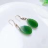 微信图片_202409181534131 SGARIT Factory Direct Selling 18K Gold Jewellery Pear Cut Natural Nephrite Hetian Jasper Jade Water Drop Earrings Jewelry