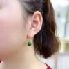 微信图片_20240918153429 SGARIT Manufacturer 18K Gold Jewellery Round Brilliant Cut Natural Nephrite Hetian Jasper Jade Bead Earrings Jewelry