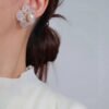 Natural 9Mm 10Mm 14K Filled Gold  Fresh Water Pearl Earrings