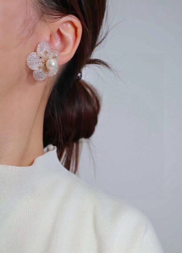 Natural 9Mm 10Mm 14K Filled Gold  Fresh Water Pearl Earrings