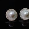 14K Filled Gold Natural Waterfresh Pearls Earrings