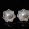 14K Filled Gold Natural Fresh Water Pearls Earrings