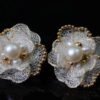 14K Filled Gold Natural Edison Pearls Earrings