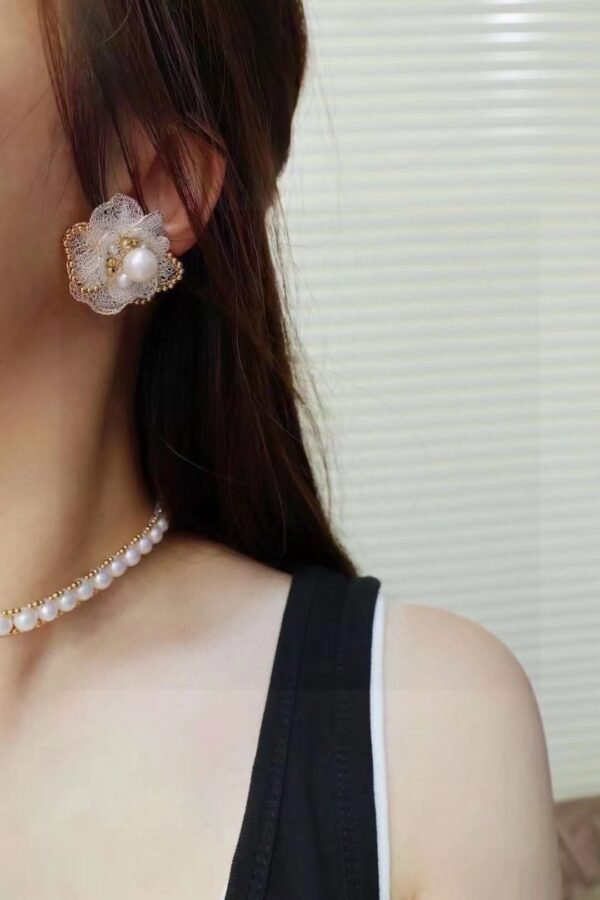 14K Filled Gold Natural Edison Pearls Earrings