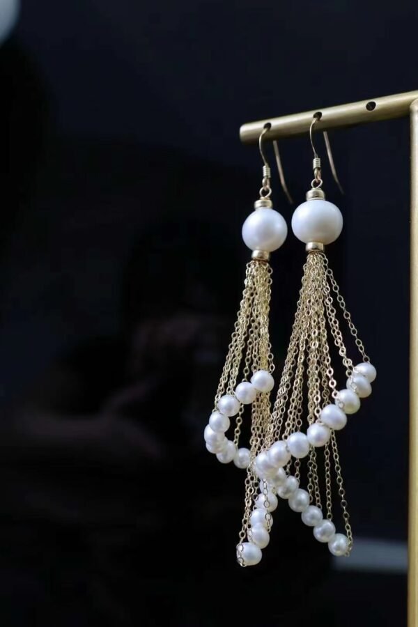 微信图片_202409261528142 Natural Fresh Water Pearl 14K Filled Gold For Diy Earrings