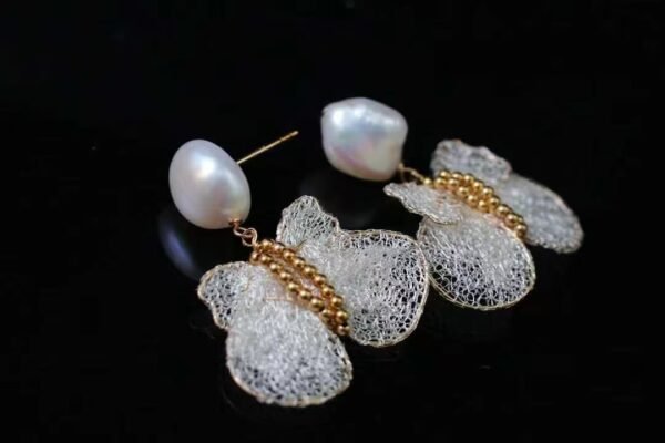 微信图片_20240926152916 14K Filled Gold Natural Fresh Water Baroque Pearl Earrings