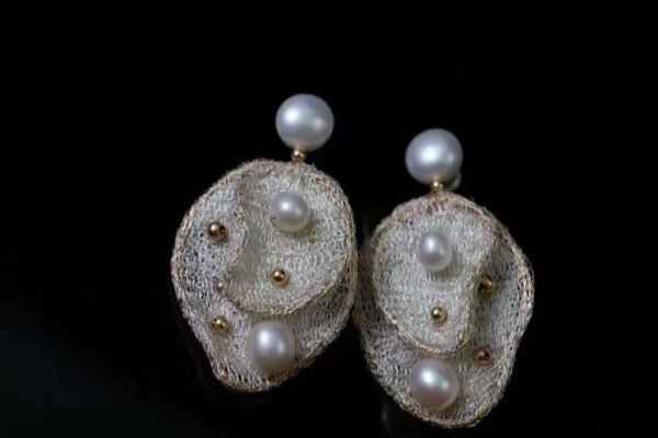 微信图片_202409281043591 14K Gold Filled Bread Natural Freshwater Pearl Earrings