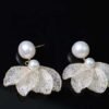 微信图片_20240928104423 Natural Freshwater Pearl Bread Beads Earrings 14K Filled Gold