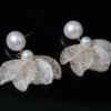 微信图片_202409281044231 Natural Freshwater Pearl Bread Beads Earrings 14K Filled Gold