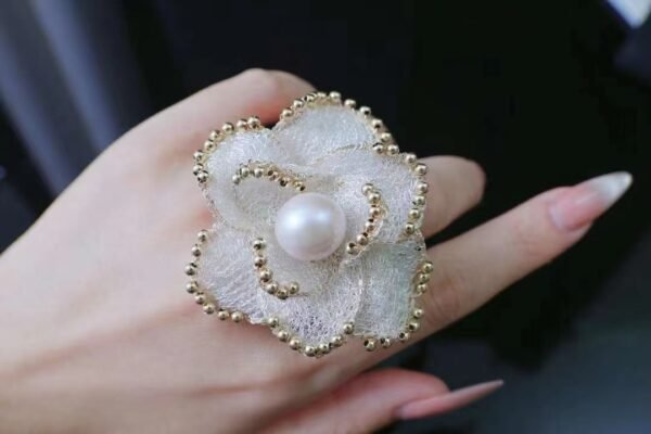 微信图片_202409281044473 Natural Freshwater Pearl Ring 14K Filled Gold