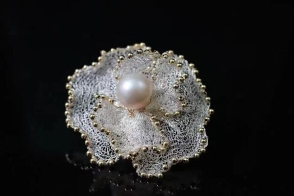 Natural Freshwater Pearl Ring 14K Gold Filled