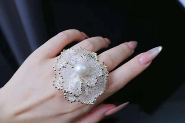 Natural Freshwater Pearl Ring 14K Gold Filled