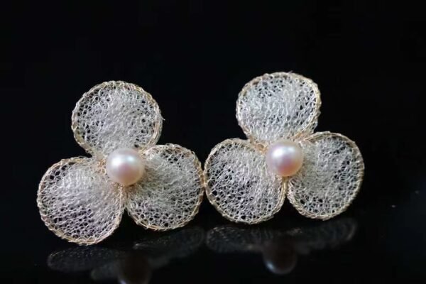 微信图片_20240928104655 Original design 14k gold Filled 6mm 7mm natural freshwater pearls earrings