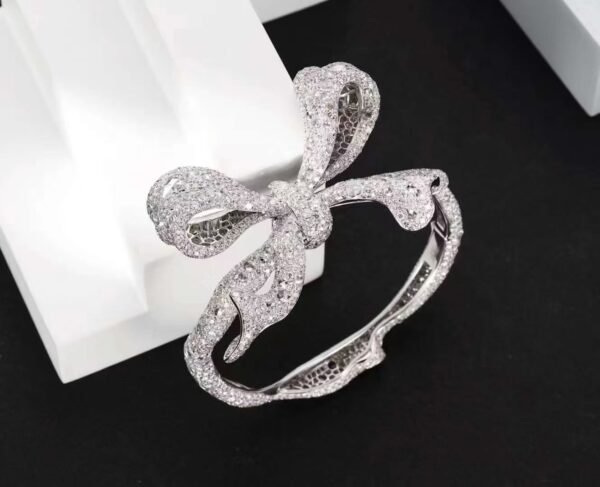 Real 18k White Gold 21.655CT Natural Diamond Bracelet