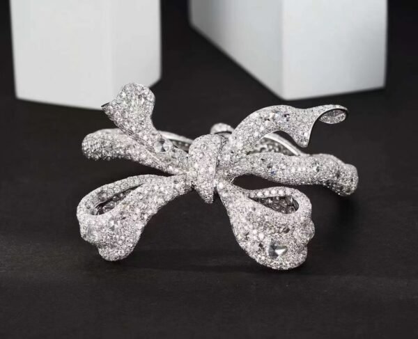 Real 18k White Gold 21.655CT Natural Diamond Bracelet