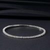 Real 18k White Gold 1.983CT Natural Diamond Brecelet