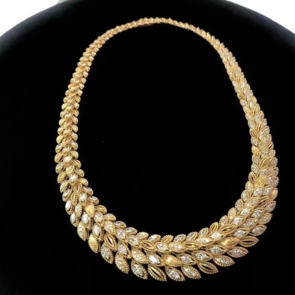 微信图片_20240928160537 Real 18k White Gold 19.181CT Natural Diamond Necklace