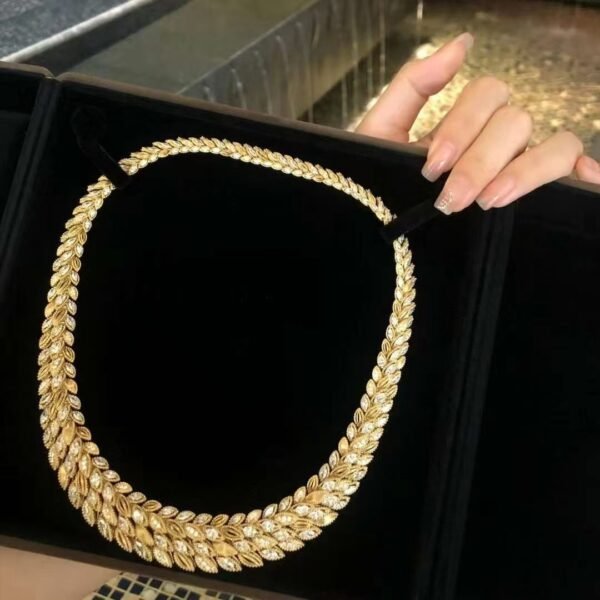 微信图片_20240928160551 Real 18k White Gold 19.181CT Natural Diamond Necklace