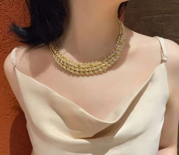 微信图片_202409281605512 Real 18k White Gold 19.181CT Natural Diamond Necklace