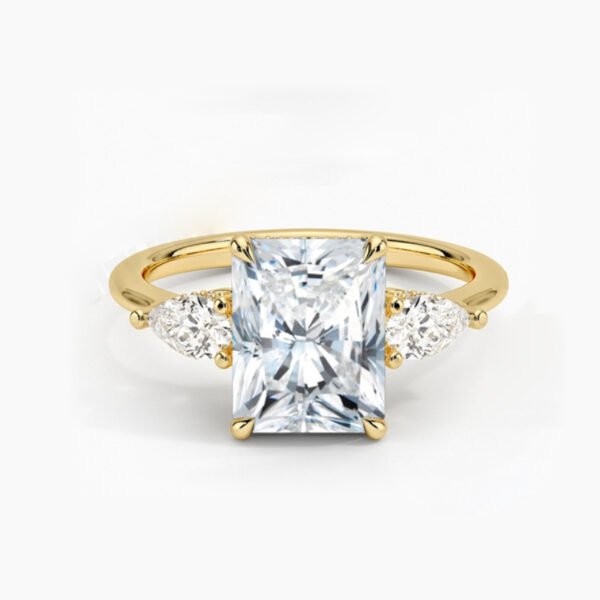 1 (2) 925 Silver 1 Carat Gra Certified Moissanite Ring For Women