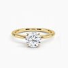 1 (3) 9K 10K 14K 18K Gold Platinum Set 1Ct Single Jewellery Lab Grown Diamond Ring