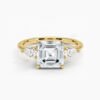 1 (3) 925 Silver 1 Carat Gra Certified Moissanite Ring For Women