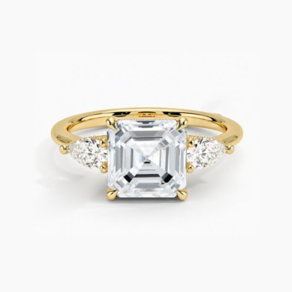 1 (3) 925 Silver 1 Carat Gra Certified Moissanite Ring For Women