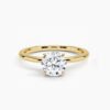 1 (4) 9K 10K 14K 18K Gold Platinum Set 1Ct Single Jewellery Lab Grown Diamond Ring