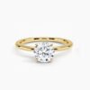 1 (5) 9K 10K 14K 18K Gold Platinum Set 1Ct Single Jewellery Lab Grown Diamond Ring