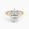 1 (5) 925 Silver 1 Carat Gra Certified Moissanite Ring For Women