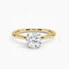 1 (6) 9K 10K 14K 18K Gold Platinum Set 1Ct Single Jewellery Lab Grown Diamond Ring