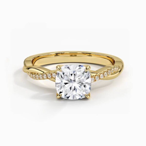 1 (6) 925 Silver 1CT Oval Cut Jewellery Natural Moissanite Ring For Women
