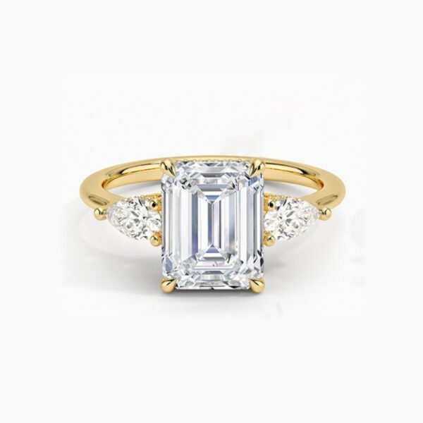 1 (6) 925 Silver 1 Carat Gra Certified Moissanite Ring For Women
