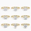 1 (7) 9K 10K 14K 18K Gold Platinum Set 1Ct Single Jewellery Lab Grown Diamond Ring