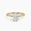 1 (8) 9K 10K 14K 18K Gold Platinum Set 1Ct Single Jewellery Lab Grown Diamond Ring