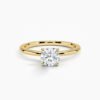 1 (9) 9K 10K 14K 18K Gold Platinum Set 1Ct Single Jewellery Lab Grown Diamond Ring